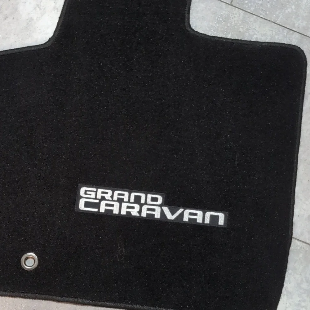 Dodge Grand Caravan Floor Mats Carpet Black Front OEM 1GR94DX9AG